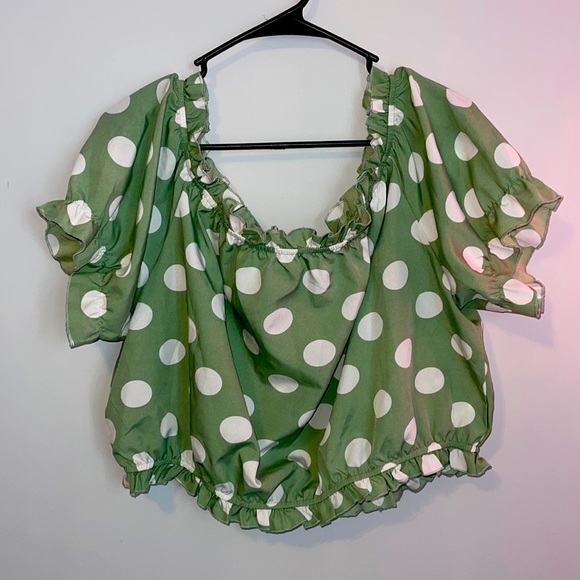 Tops - Polka Dot Crop Top